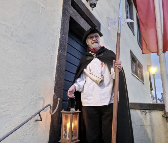 Der kaisersescher Nachtwächter, © Schieferland Kaisersesch, Linda Bamberg Der kaisersescher Nachtwächter, © Schieferland Kaisersesch, Linda Bamberg