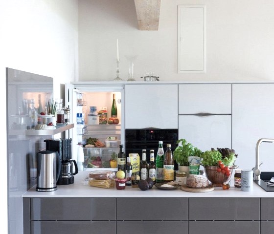 Offene und morderne Küche, © Landhaus 3 Birken Offene und morderne Küche, © Landhaus 3 Birken