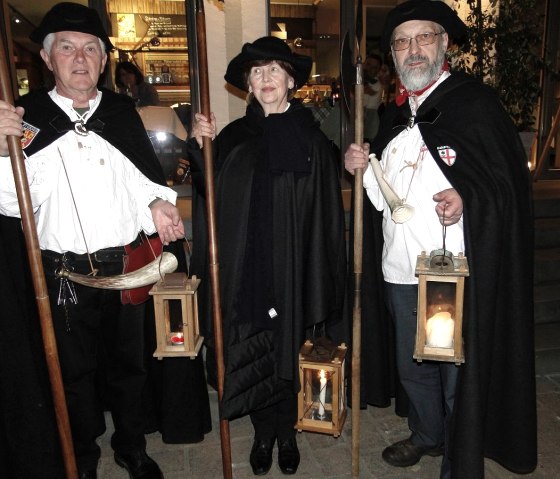 Zusammen mit dem cochemer Nachtwächter, © Matthias Schnitzler Zusammen mit dem cochemer Nachtwächter, © Matthias Schnitzler