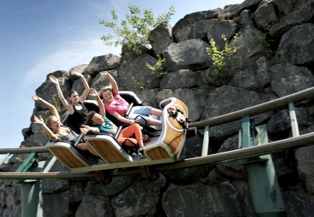 Achterbahn Klottener Wild- und Freizeitpark, © Wild und Freizeitpark Klotten/Cochem Achterbahn Klottener Wild- und Freizeitpark, © Wild und Freizeitpark Klotten/Cochem