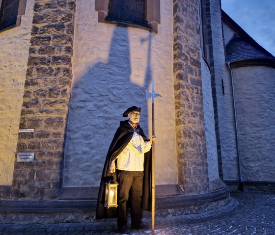 Der Nachtwächter und sein Schatten, © Schieferland Kaisersesch, Linda Bamberg Der Nachtwächter und sein Schatten, © Schieferland Kaisersesch, Linda Bamberg