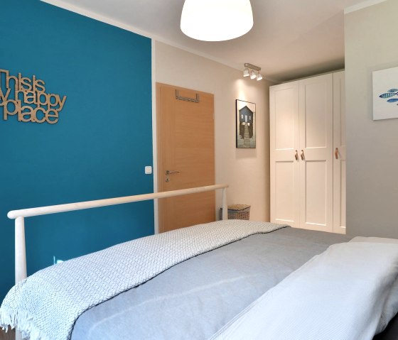 Schlafzimmer mit Doppelbett, &copy; Ferienwohnung Fuhrmann