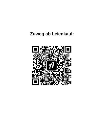 Ein QR Code für den Einstieg ab Leienkaul in den Digi-Pfad.
