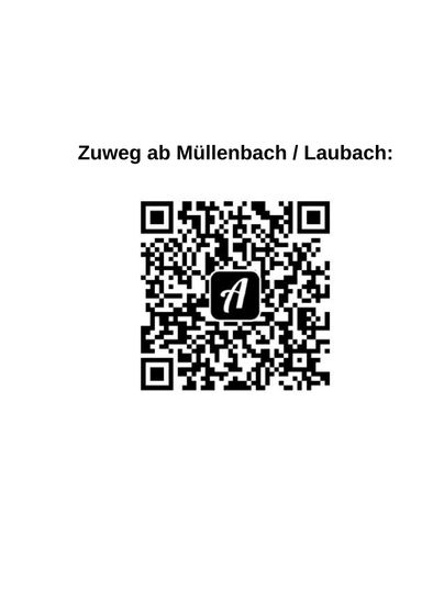 QR-Code für den Einstieg Müllenbach und Laubach