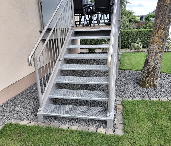 Ansicht Balkon Ferienwohnung 1, &copy; Marita Weiler/Kleine Eifel Auszeit