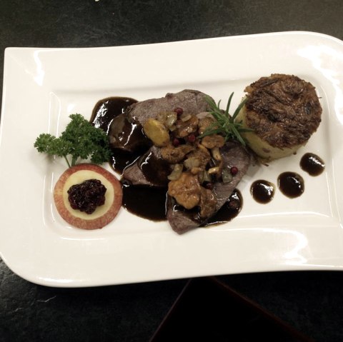 Rehschnitzel, &copy; Waldhotel Kurf&uuml;rst