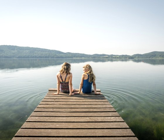 Baden im Laacher See am Campingplatz, &copy; Eifel Tourismus GmbH, Dominik Ketz