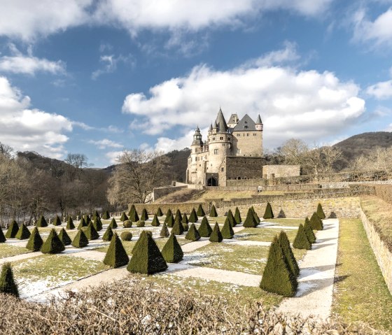 Schloss B&uuml;rresheim und barocker Garten im Winter, &copy; Eifel Tourismus GmbH, D. Ketz