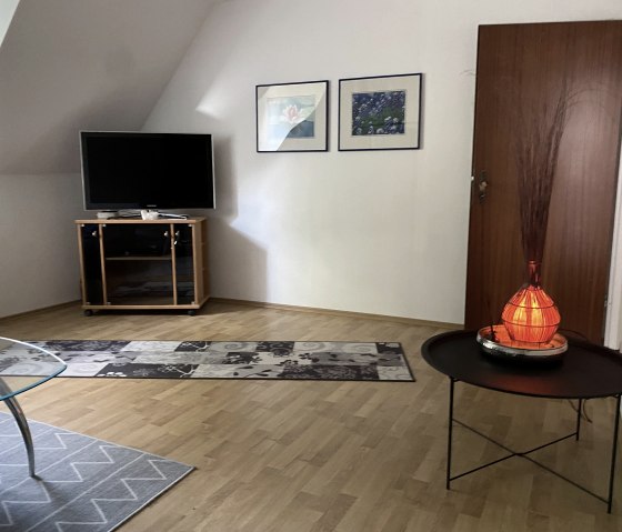 Wohnzimmermit Fernsehen, &copy; Ferienhaus Sesterhenn