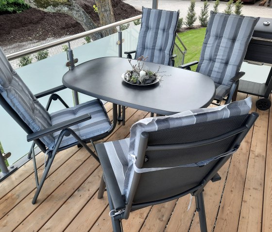 Balkon Ferienwohnung 1, &copy; Marita Weiler/Kleine Eifel Auszeit